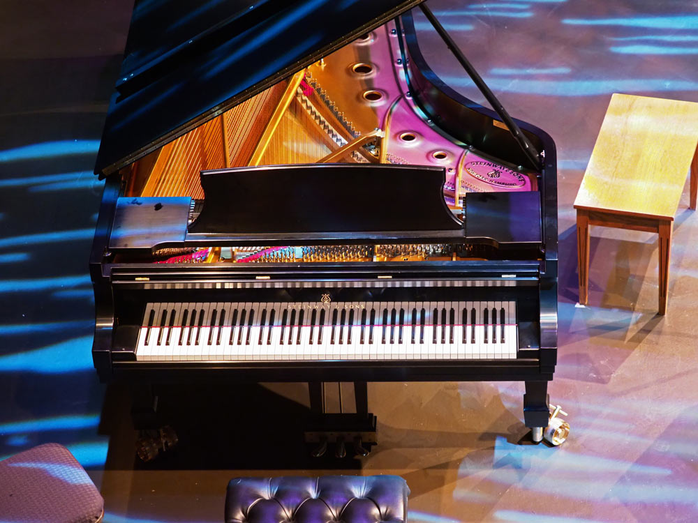 piano on stage at 2018 Gilmore Keyboard Festival