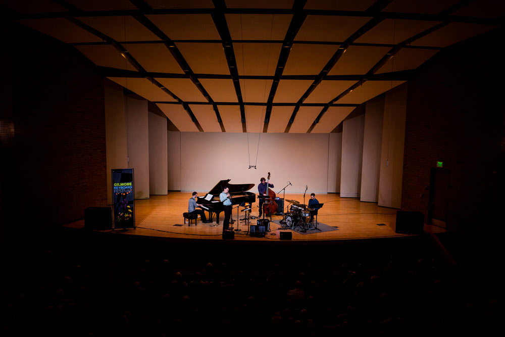 Julien Labro Quartet performing on stage