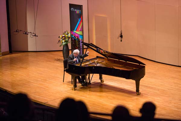 Emanuel Ax playing the baby grand