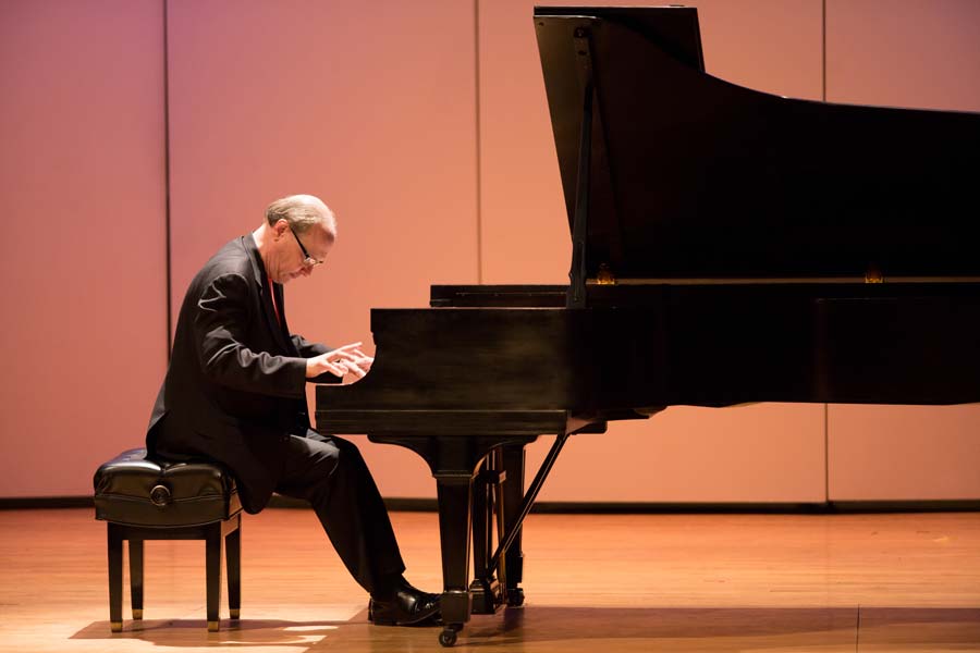Marc-André Hamelin playing the piano