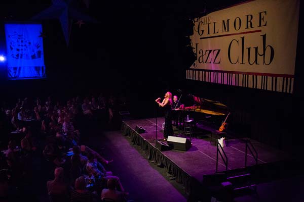 Storm Large and Kirill Gerstein at the gilmore jazz club