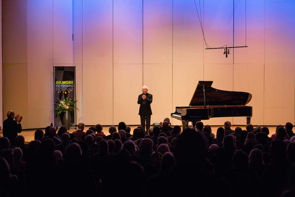 Sir András Schiff on stage