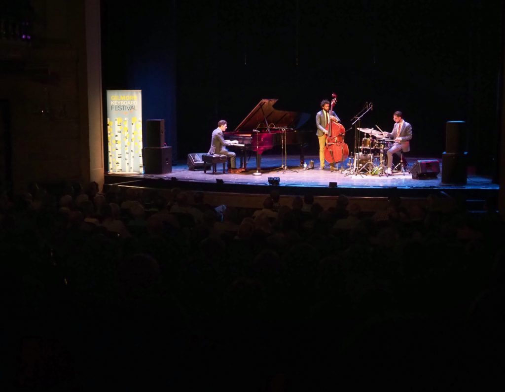 Emmet Cohen Trio on stage
