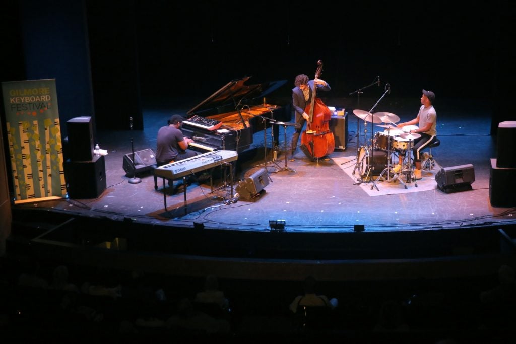James Francies Trio on stage