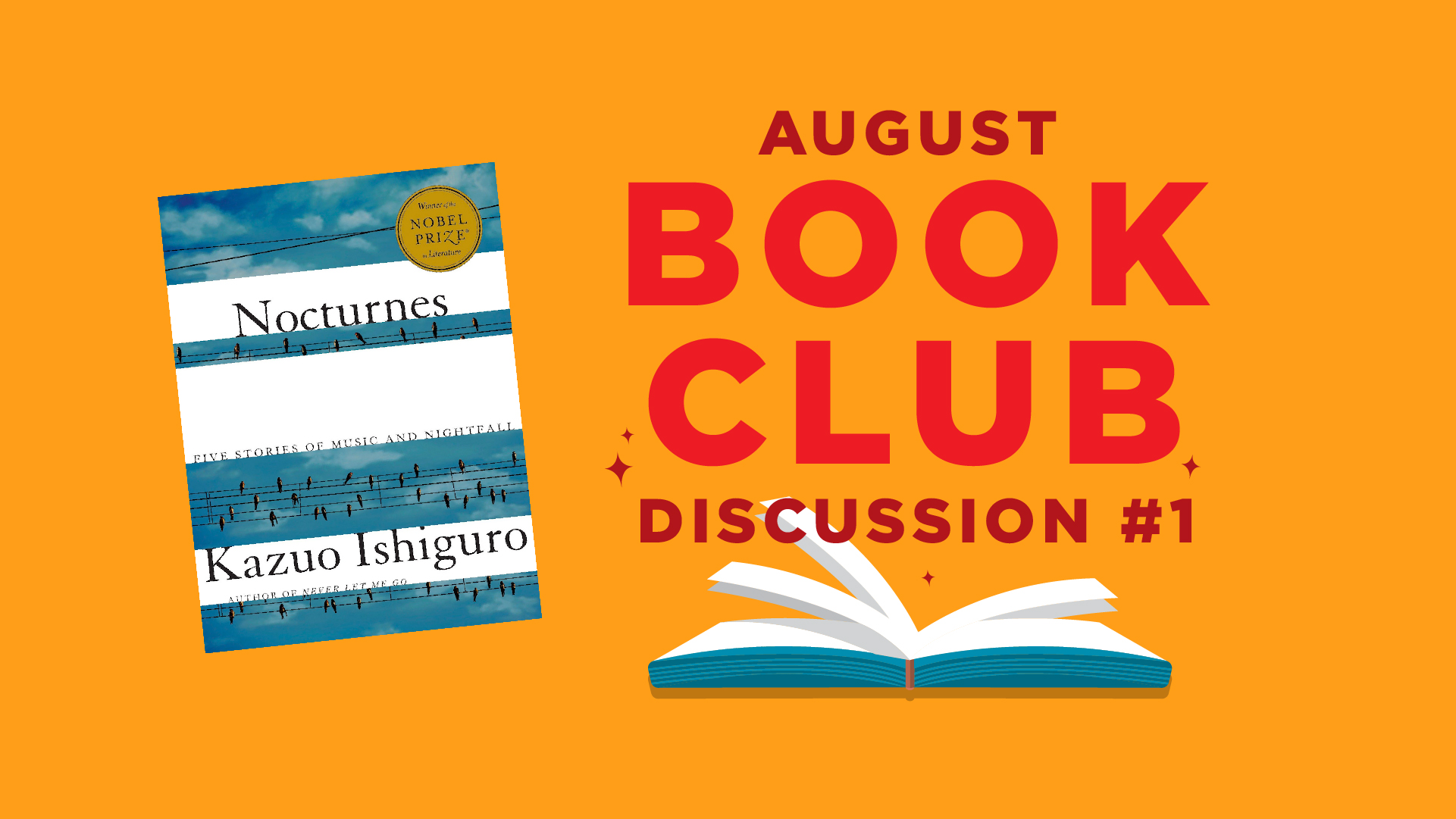August Book Club Discussion #1 - Nocturnes by Kazuo Ishiguro