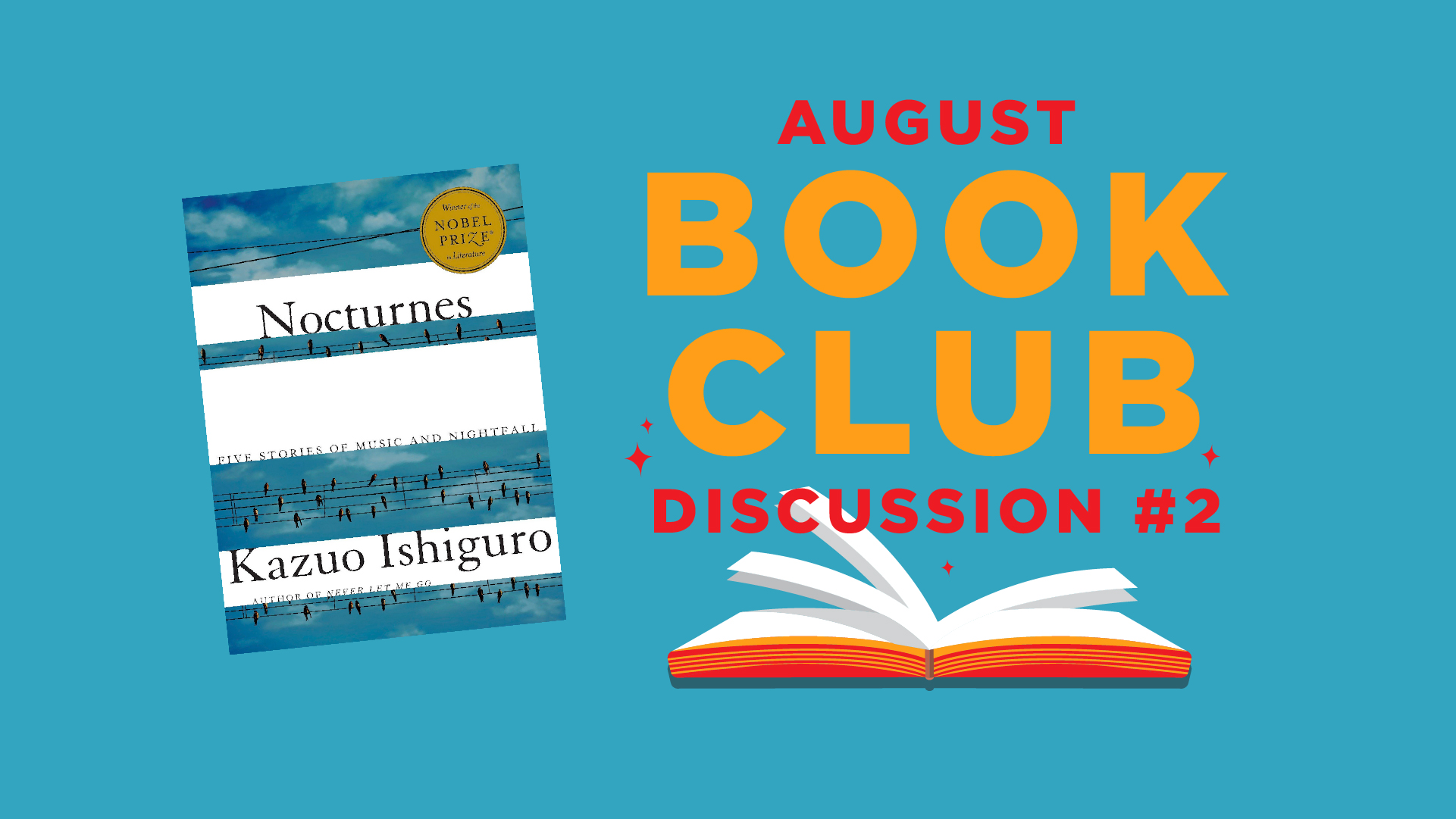 August Book Club Discussion #2 - Nocturnes by Kazuo Ishiguro
