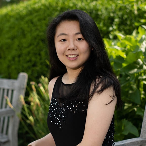 portrait of 2024 gilmore young artist kasey shao