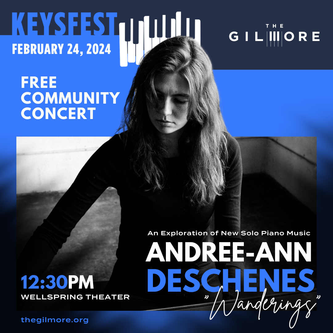 KeysFest Community Concert 12:30 pm | Wanderings: An Exploration of New Solo Piano Music with Andree-Ann Deschenes