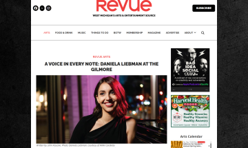 REVUE: A Voice in Every Note: Daniela Liebman at The Gilmore