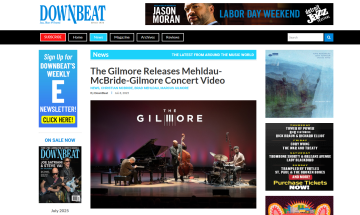 Mehldau-McBride-Gilmore Concert Video Downbeat Article