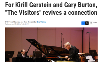 Kirill Gerstein and Gary Burton article on WRTI
