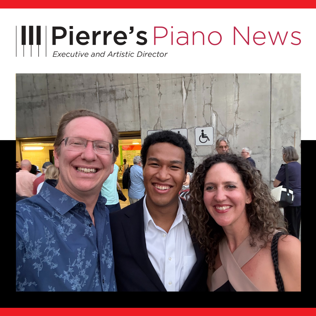 Pierre & Sophié at 2022 Gilmore Young Artist Clayton Stephenson's performance at the Grant Park Music Festival