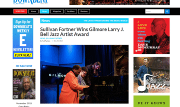 Sullivan Fortner DownBeat Article