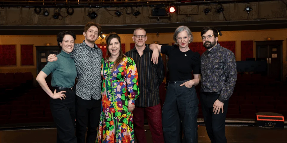 A group photo of Eighth Blackbird