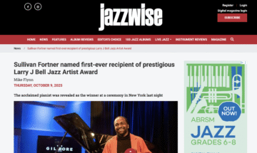 Sullivan Fortner on Jazzwise