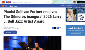 Sullivan Fortner on WBGO