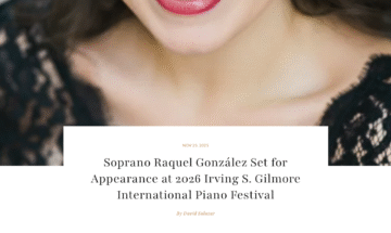 Raquel González F26 OperaWire