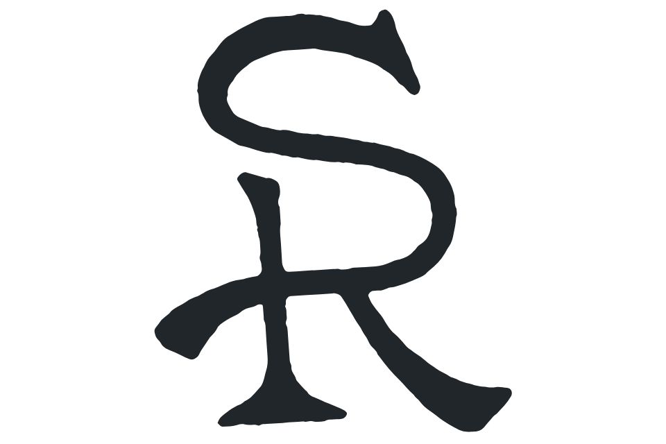 Stamped Robin logo