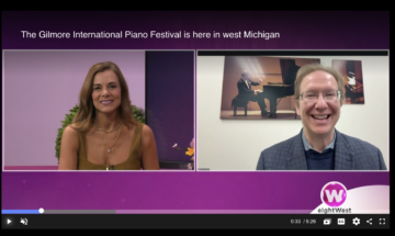 screenshot of an interview with Gilmore executive director, Pierre van der Westhuizen