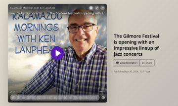 Press article of Ken Lanphear's podcast, with guest Seth Abramson, Jazz Director at the Gilmore